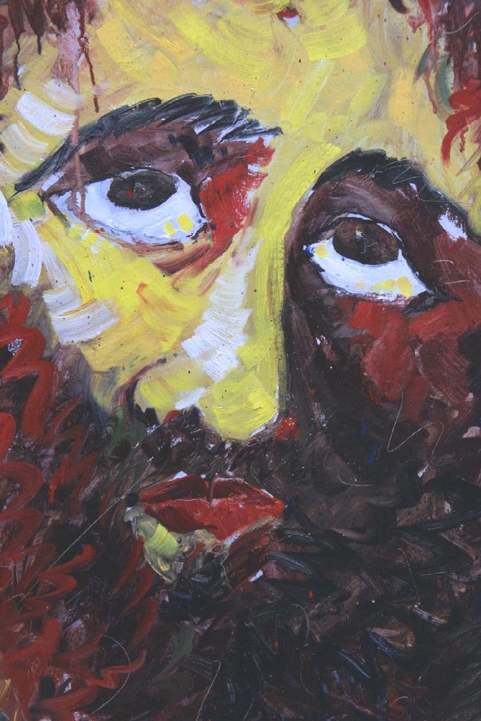 Christ Jesus Face Art