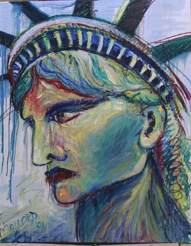 Lady liberty 9/11 art lauri matisse