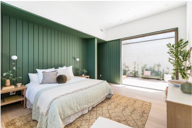 organic master bedroom modern custom home design architecture